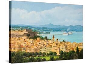 Memories Of Corfu-kirilstanchev-Stretched Canvas