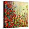 Memories of Grandmother’s Garden-Jennifer Lommers-Stretched Canvas