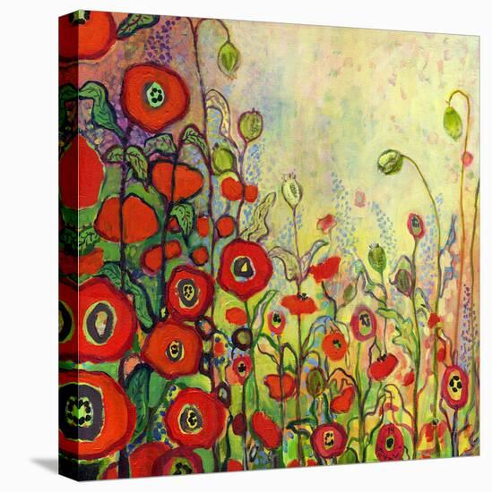 Memories of Grandmother’s Garden-Jennifer Lommers-Stretched Canvas