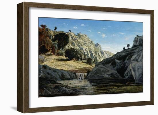 Memories of Ollioules Gorge, 1861-Paul Camille Guigou-Framed Giclee Print