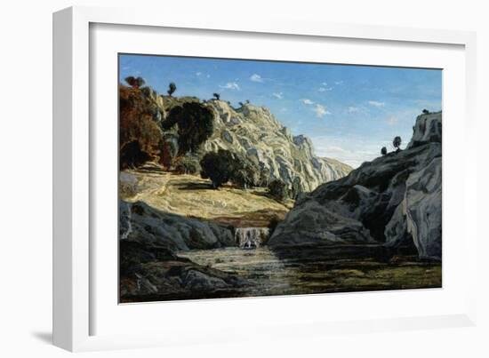 Memories of Ollioules Gorge, 1861-Paul Camille Guigou-Framed Giclee Print