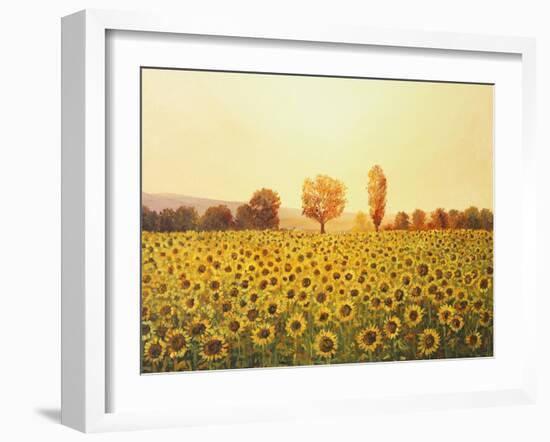 Memories Of The Summer-kirilstanchev-Framed Art Print