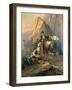 Memories of the Trip from Paris to Cadiz - Alexandre Dumas (Per) in Spain, 1830-Pierre Francois Eugene Giraud-Framed Giclee Print