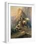 Memories of the Trip from Paris to Cadiz - Alexandre Dumas (Per) in Spain, 1830-Pierre Francois Eugene Giraud-Framed Giclee Print