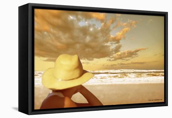 Memories on the Beach 1-Carlos Casamayor-Framed Stretched Canvas