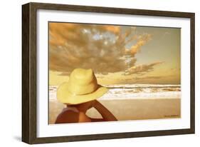 Memories on the Beach 1-Carlos Casamayor-Framed Giclee Print