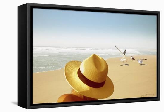 Memories on the Beach 2-Carlos Casamayor-Framed Stretched Canvas