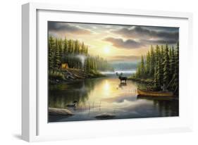 Memories with Dad-Chuck Black-Framed Giclee Print