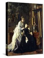 Memories-Charles Baugniet-Stretched Canvas