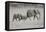 Memory Lane BW-Susann Parker-Framed Stretched Canvas