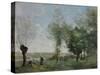 Memory of Coubron-Jean-Baptiste-Camille Corot-Stretched Canvas