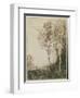 Memory of Italy, 1863-Jean-Baptiste-Camille Corot-Framed Premium Giclee Print