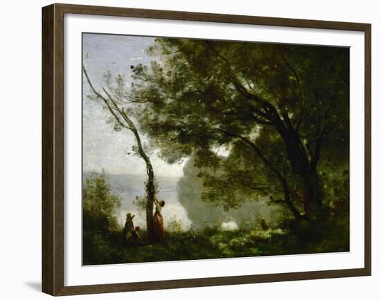 Memory of Mortefontaine, France, 1864-Jean-Baptiste-Camille Corot-Framed Giclee Print