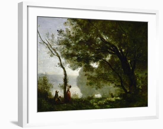 Memory of Mortefontaine, France, 1864-Jean-Baptiste-Camille Corot-Framed Giclee Print