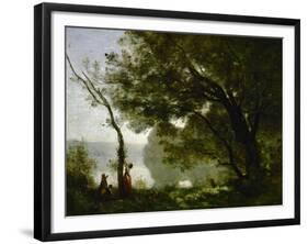 Memory of Mortefontaine, France, 1864-Jean-Baptiste-Camille Corot-Framed Giclee Print