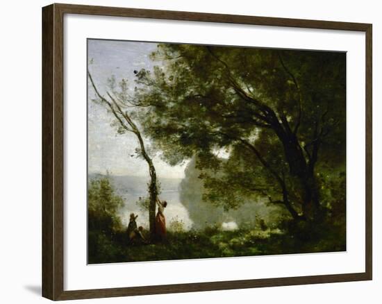 Memory of Mortefontaine, France, 1864-Jean-Baptiste-Camille Corot-Framed Giclee Print