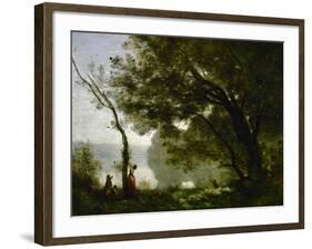 Memory of Mortefontaine, France, 1864-Jean-Baptiste-Camille Corot-Framed Giclee Print