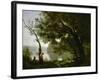 Memory of Mortefontaine, France, 1864-Jean-Baptiste-Camille Corot-Framed Giclee Print