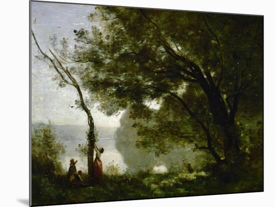 Memory of Mortefontaine, France, 1864-Jean-Baptiste-Camille Corot-Mounted Giclee Print