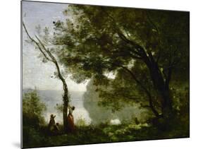 Memory of Mortefontaine, France, 1864-Jean-Baptiste-Camille Corot-Mounted Giclee Print