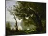 Memory of Mortefontaine, France, 1864-Jean-Baptiste-Camille Corot-Mounted Giclee Print