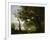 Memory of Mortefontaine, France, 1864-Jean-Baptiste-Camille Corot-Framed Giclee Print