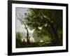 Memory of Mortefontaine, France, 1864-Jean-Baptiste-Camille Corot-Framed Giclee Print