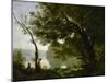 Memory of Mortefontaine, France, 1864-Jean-Baptiste-Camille Corot-Mounted Giclee Print