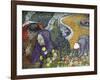 Memory of the Garden at Etten (Ladies of Arle), 1888-Vincent van Gogh-Framed Giclee Print