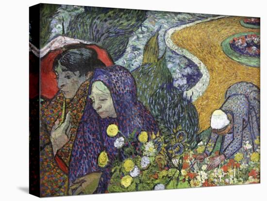 Memory of the Garden at Etten (Ladies of Arle), 1888-Vincent van Gogh-Stretched Canvas