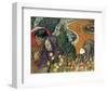 Memory of the Garden at Etten (Ladies of Arles), 1888-Vincent van Gogh-Framed Art Print