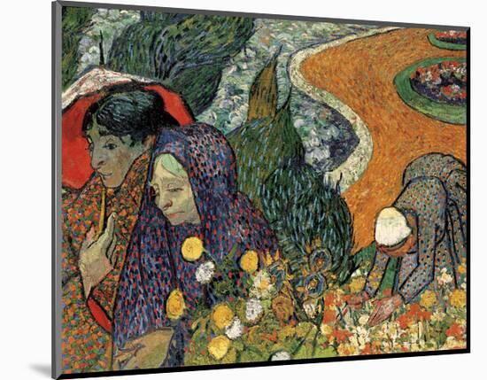 Memory of the Garden at Etten (Ladies of Arles), 1888-Vincent van Gogh-Mounted Art Print