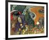 Memory of the Garden at Etten (Ladies of Arles), 1888-Vincent van Gogh-Framed Art Print