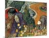 Memory of the Garden at Etten (Ladies of Arles), 1888-Vincent van Gogh-Mounted Art Print