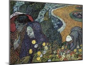 Memory of the Garden at Etten (Ladies of Arles)-Vincent van Gogh-Mounted Art Print