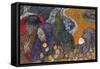 Memory of the Garden at Etten (Ladies of Arles).-VINCENT VAN GOGH-Framed Stretched Canvas