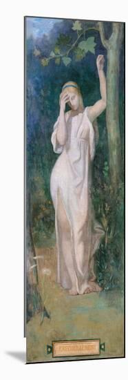 Memory, town house of Madame Vignon History-Pierre Puvis de Chavannes-Mounted Premium Giclee Print