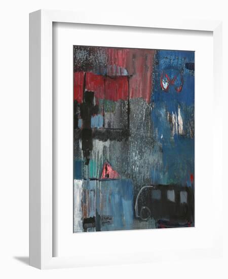 Memory-Falah Al Ani-Framed Art Print