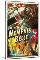 Memphis Belle, William Wyler's WWII documentary about the B-17 fighter plane, 1944-null-Mounted Art Print