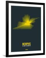 Memphis Radiant Map 1-NaxArt-Framed Art Print