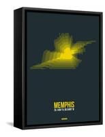 Memphis Radiant Map 1-NaxArt-Framed Stretched Canvas