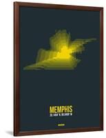 Memphis Radiant Map 1-NaxArt-Framed Art Print