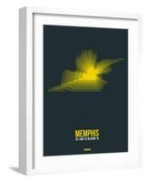 Memphis Radiant Map 1-NaxArt-Framed Art Print