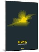 Memphis Radiant Map 1-NaxArt-Mounted Art Print