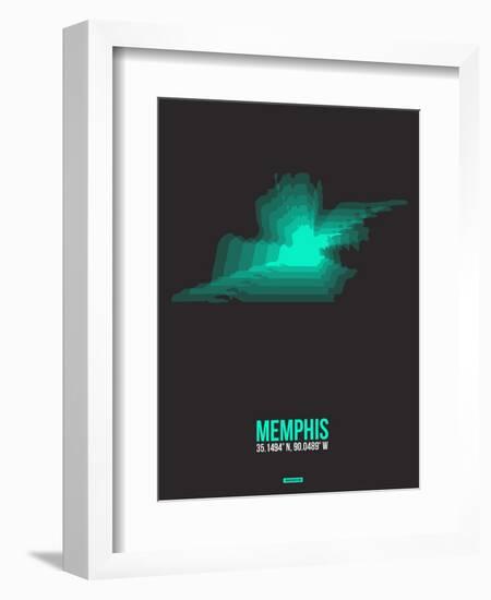 Memphis Radiant Map 2-NaxArt-Framed Art Print