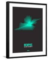 Memphis Radiant Map 2-NaxArt-Framed Art Print