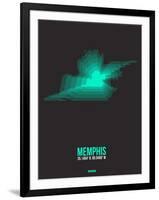 Memphis Radiant Map 2-NaxArt-Framed Art Print