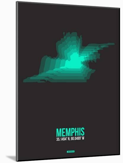 Memphis Radiant Map 2-NaxArt-Mounted Art Print