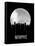Memphis Skyline Black-null-Framed Stretched Canvas