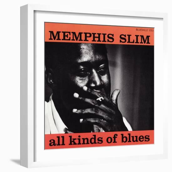 Memphis Slim - All Kinds of Blues-null-Framed Art Print